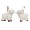 Gisela Graham Ceramic Bunny Dec 7cm - Pastel