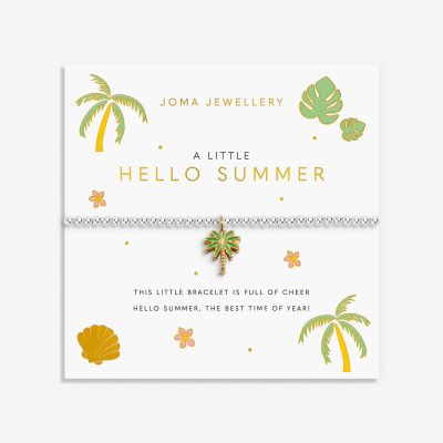 Joma Jewellery A Little Vibes 'Hello Summer' Bracelet in Silver Plating