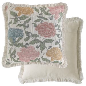 Heritage Royal Palaces Albert Jaquard Multi Cushion 45 x 45cm front & back