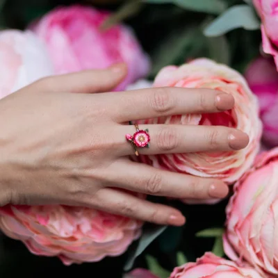 Bill Skinner - Wildflower Open Ring