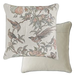 Heritage Royal Palaces Hampton Jaquard Multi Cushion 45 x 45cm front and back