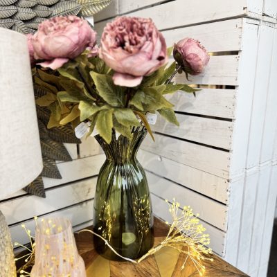 Gisela Graham Stem 57cm - Dusky Mauve Peony