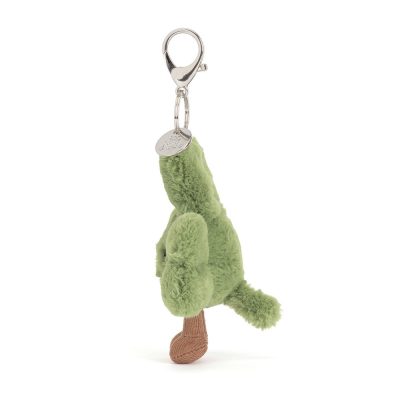 Jellycat Amuseables Siofra Shamrock Bag Charm A4SHMBC side view