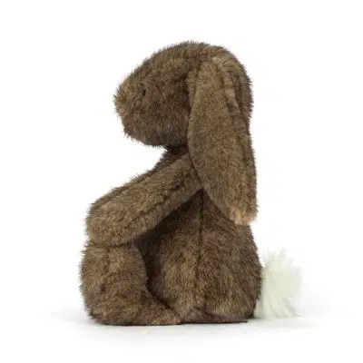 Jellycat Hoppleston Luxe Bunny BAS3BROW side view