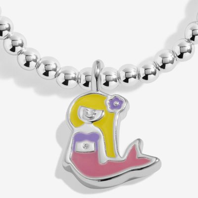Joma Jewellery Kids' A Little You Are Mermazing Silver Plated Bracelet