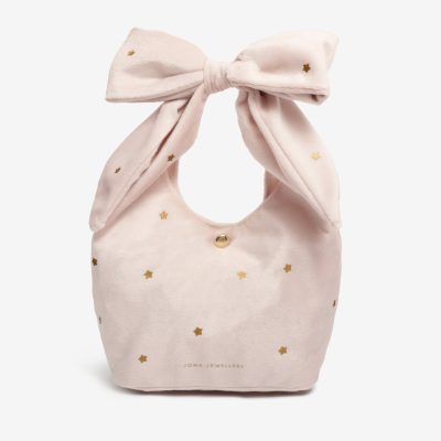 Joma Jewellery Kids' Bow Handbag A Little Gift Set Happy Birthday Silver Plated Bracelet & Set Of 2 Hair Clips