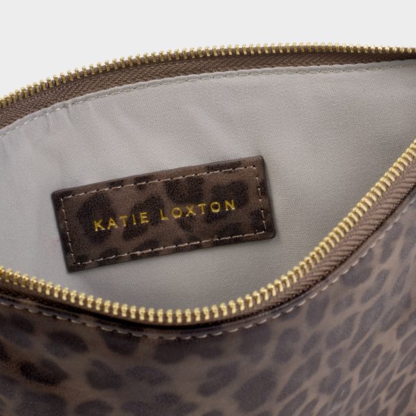 Katie Loxton Tassel Charm Pouch Leopard