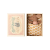 Maileg Sleepy wakey baby mouse in matchbox - Pink
