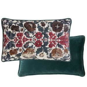 Heritage Royal Palaces Modena Multi Cushion 30 x 50cm front and reverse
