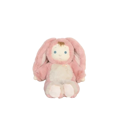 Olli Ella Cozy Day Dinkum - Bunny Pinkie sitting