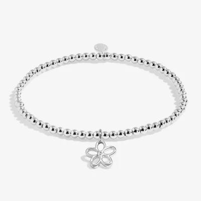 Joma Jewellery Kids' Bow Handbag A Little Gift Set Flower Girl Silver Plated Bracelet & Set Of 2 Hair Clips