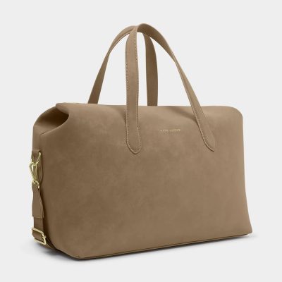 Katie Loxton Milan Cabin Bag Taupe Suedette