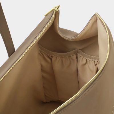 Katie Loxton Milan Cabin Bag Taupe Suedette