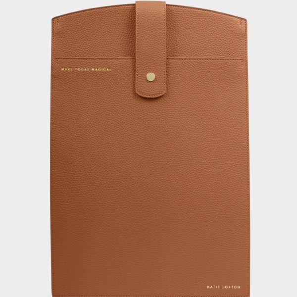 Katie Loxton Laptop Sleeve You Got This Cognac