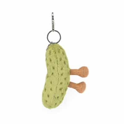 Jellycat Amuseables Pickle Bag Charm side