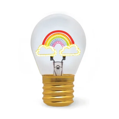 Legami Lightbulb Table Lamp - Rainbow