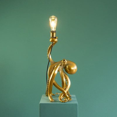Werns Otto Octopus Table Lamp – Antique Gold