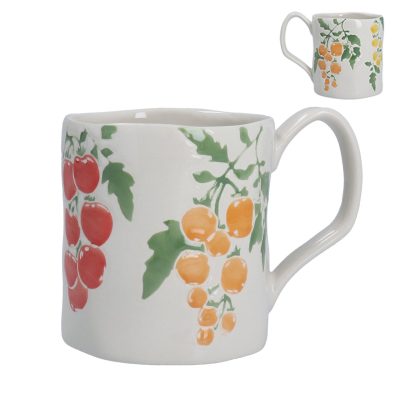 Gisela Graham Stoneware Mug Heirloom Tomato