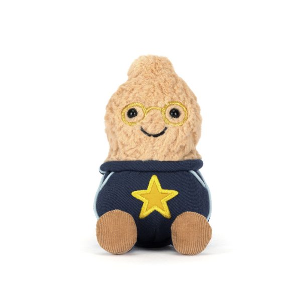 Jellycat Amuseables Peanut Star Student Outfit front