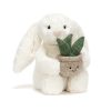 Jellycat Cream Bunny with Plant main