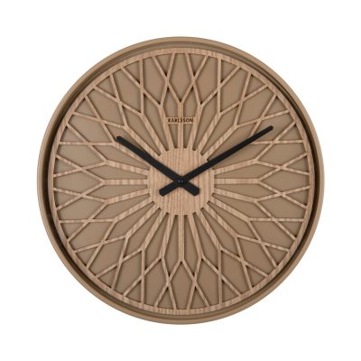 Karlsson Wall Clock Girasol - Mocha Brown