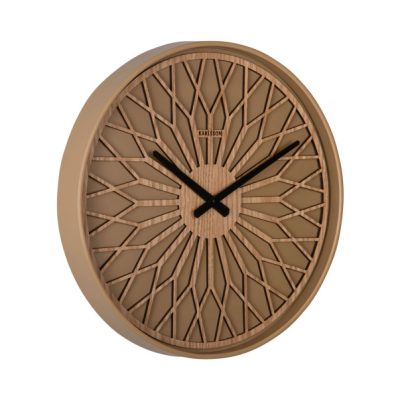 Karlsson Wall Clock Girasol - Mocha Brown