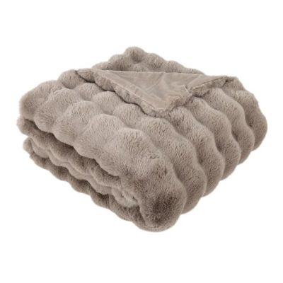 Malini Raffles Taupe Throw