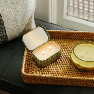 Paddywax Cherie Printed Tin Candle