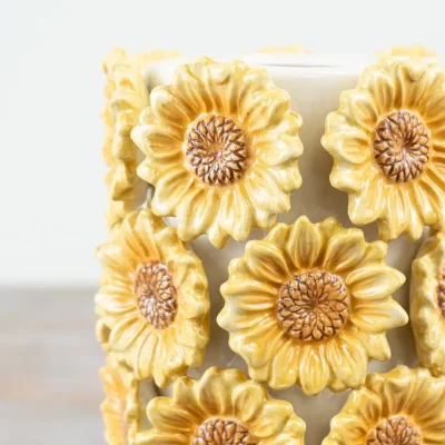 Alternative view of Multi Sunflower Tall Vase, 22.5cm