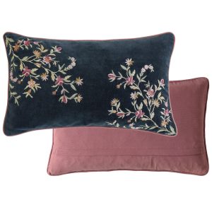 Heritage Royal Palaces Royal Court Embroidery Cushion 30 x 50cm front and back