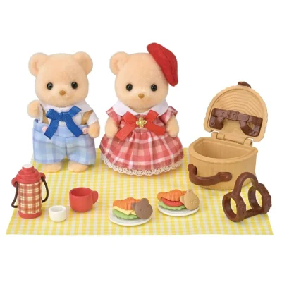 Sylvanian Families Biscuit Bear Sister & Brother
