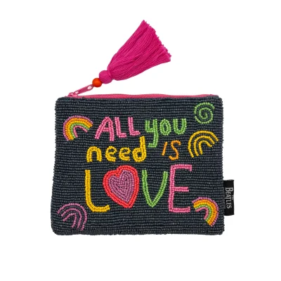 The Beatles All you Need is Love, Beaded Pouch