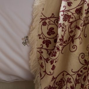 Heritage Royal Palaces Tudor Trail Throw 130 x 170cm reverse
