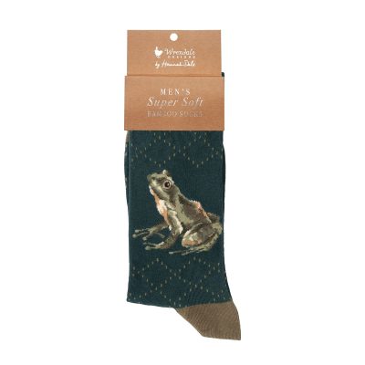 Wrendale Frog Mens Socks The Happy Frog
