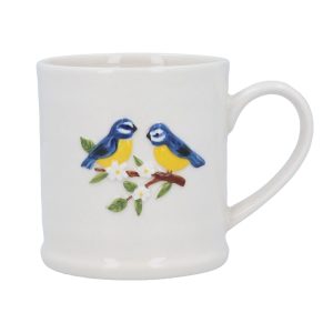 Gisela Graham Stoneware Mug - Blue Tits