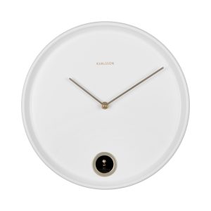 Karlsson Wall Clock Esencia Cuckoo White