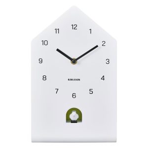 Karlsson Wall Clock Fino Cuckoo White