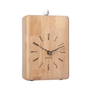 Karlsson Wall/Table Clock Rama Cuckoo Light Wood