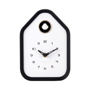Karlsson Wall/Table Clock Reina Cuckoo Black
