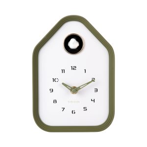 Karlsson Wall/Table Clock Reina Cuckoo Luxury Green