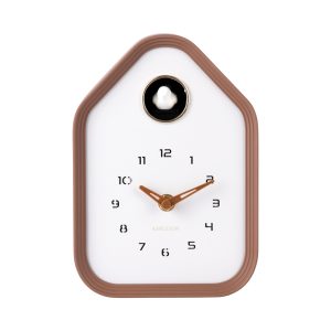 Karlsson Wall/Table Clock Reina Cuckoo Mocha Brown