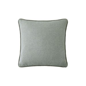 Laura Ashley Millbourne Herrringbone Grey Sage Microfibre 45x45cm Cushion