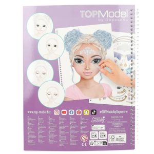 TOPModel Make Up Colouring Book
