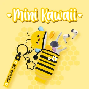 Legami Coin Purse with Key Ring - Mini Kawaii