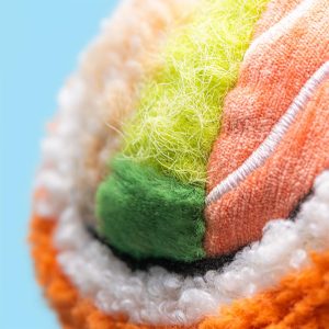 Jellycat Amuseables Codhi Californian Roll close up