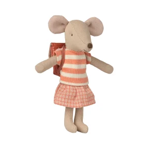 Maileg Tricycle mouse, Big sister - Coral