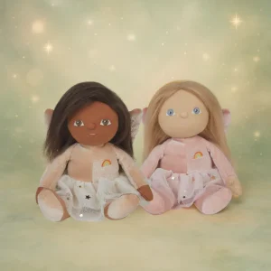 Olli Ella Dinky Dinkum Doll - Fairy Fiona Pink front