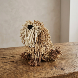 Aquarelle Home Dougal Puppy Sitting – Natural/Cream
