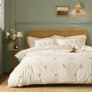 Sophie Allport Autumn Foraging Off White-Natural Bedding Set