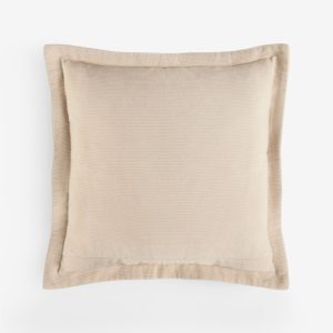 Laura Ashley Dalham Natural Microfibre Filled 45x45cm Cushion reverse